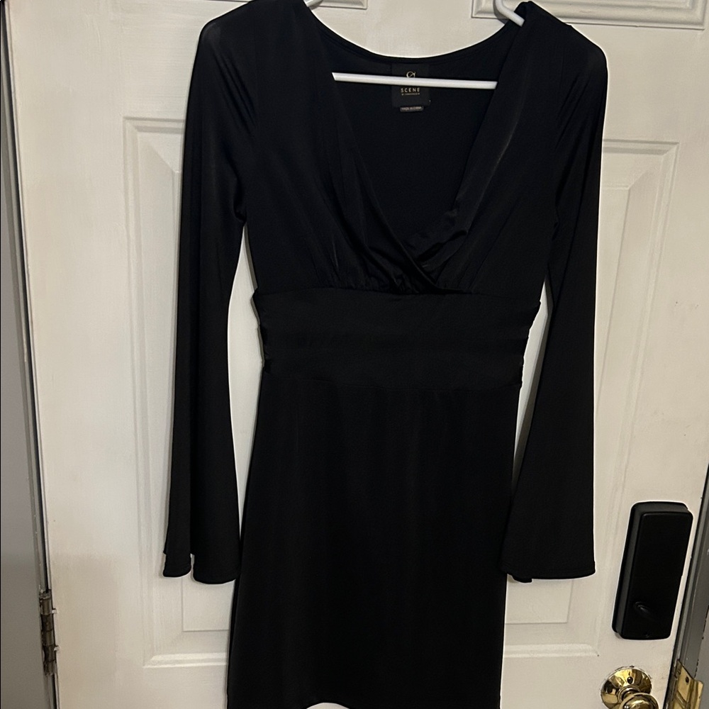 Eloquii Black Long Sleeve Dress